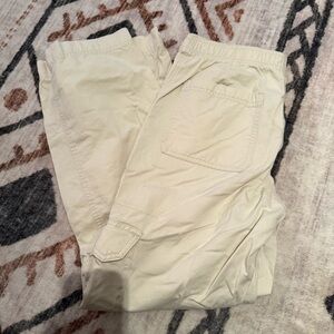 Abercrombie & Fitch Cream Cargo Pants